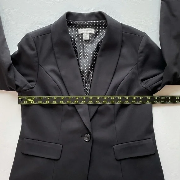 C&B Black Single Button Blazer Size Medium - Picture 5 of 10